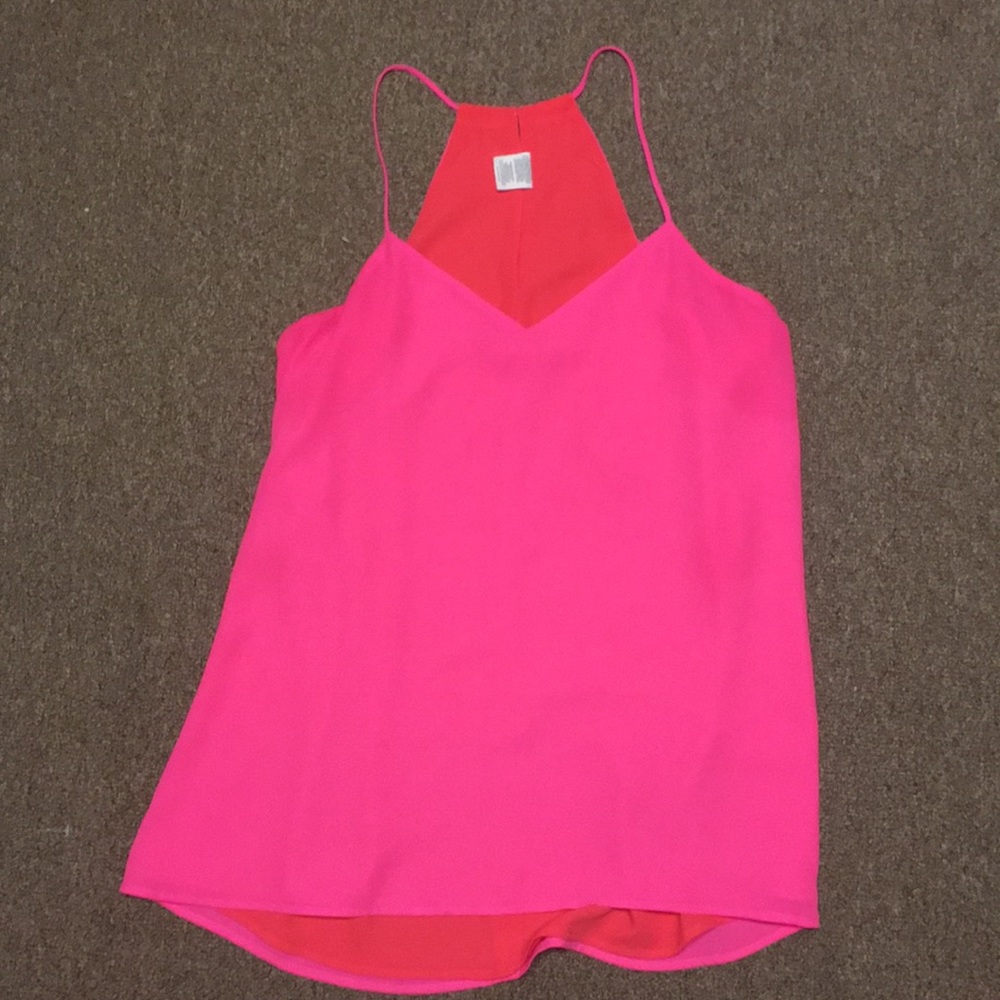 express reversible tank hot pink